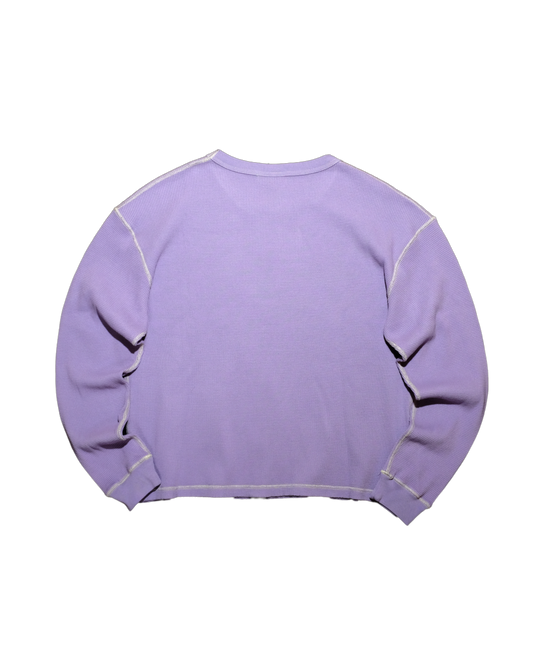 Butterfly Waffle Longsleeve — Purple