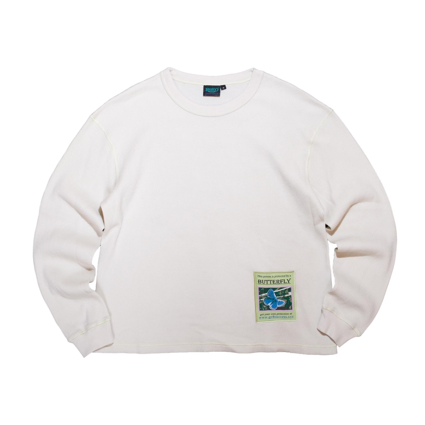 Butterfly Thermal Waffle Longsleeve
