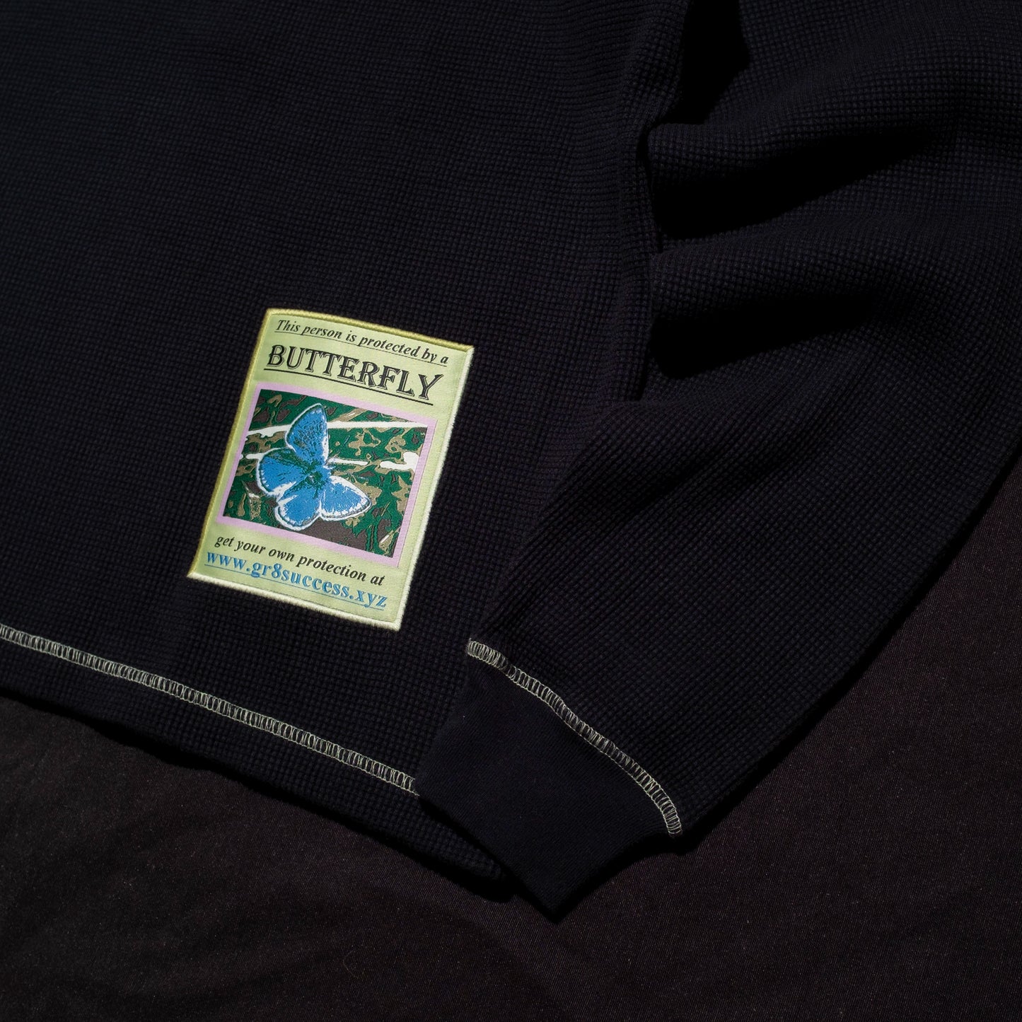 Butterfly Thermal Waffle Longsleeve
