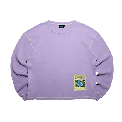 Butterfly Thermal Waffle Longsleeve